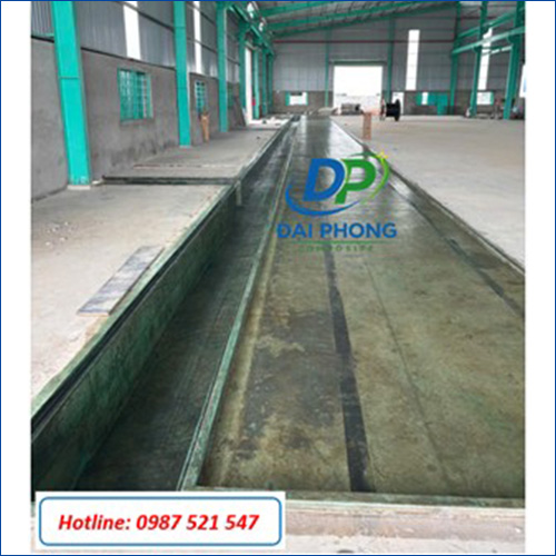 Bọc phủ composite chống thấm sàn và mương dẫn nước thải